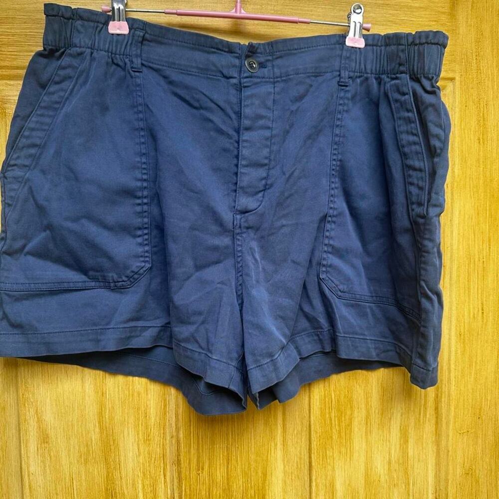 Eddie Bauer Y2K Navy Cargo Shorts Utility Outdoor Women's XL